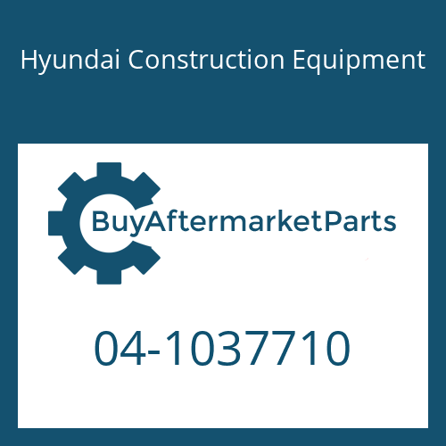04-1037710 Hyundai Construction Equipment NUT