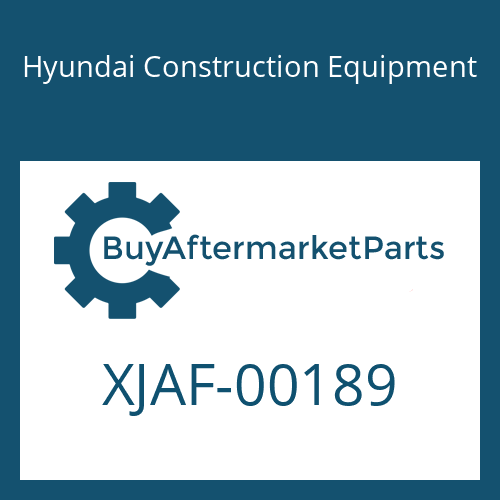 Hyundai Construction Equipment XJAF-00189 - CAP-SEALING