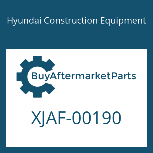 XJAF-00190 Hyundai Construction Equipment CAP-SEALING