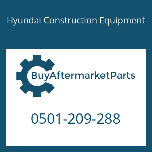 Hyundai Construction Equipment 0501-209-288 - BREATHER