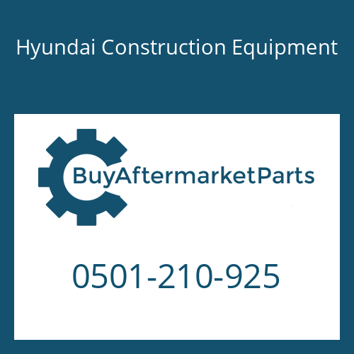 Hyundai Construction Equipment 0501-210-925 - HEAD-FILTER