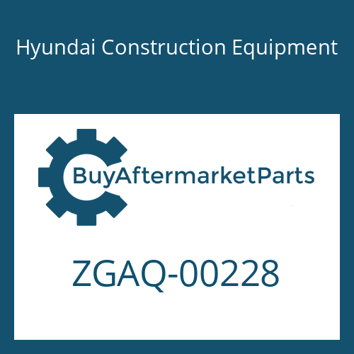 Hyundai Construction Equipment ZGAQ-00228 - VALVE-INPUT