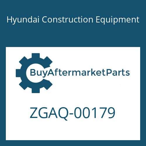 Hyundai Construction Equipment ZGAQ-00179 - RING-CLEARANCE