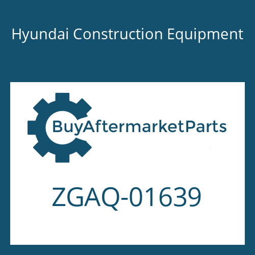 Hyundai Construction Equipment ZGAQ-01639 - O-RING