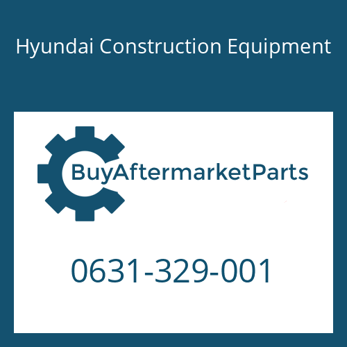 Hyundai Construction Equipment 0631-329-001 - PIN-SLOT