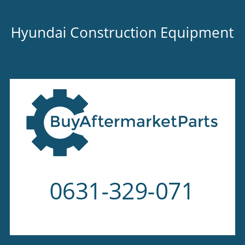 Hyundai Construction Equipment 0631-329-071 - PIN-SLOT