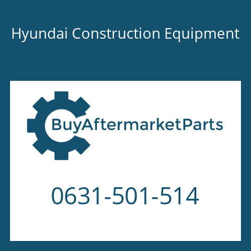Hyundai Construction Equipment 0631-501-514 - KEY-FITTING