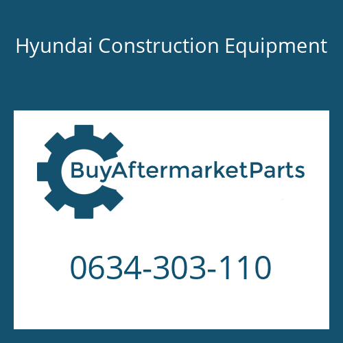 Hyundai Construction Equipment 0634-303-110 - O-RING