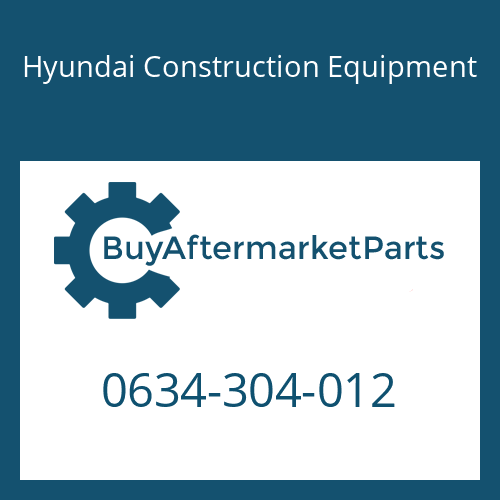 Hyundai Construction Equipment 0634-304-012 - O-RING