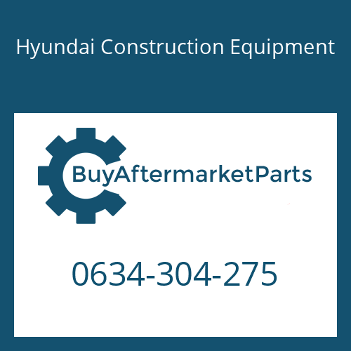 Hyundai Construction Equipment 0634-304-275 - O-RING