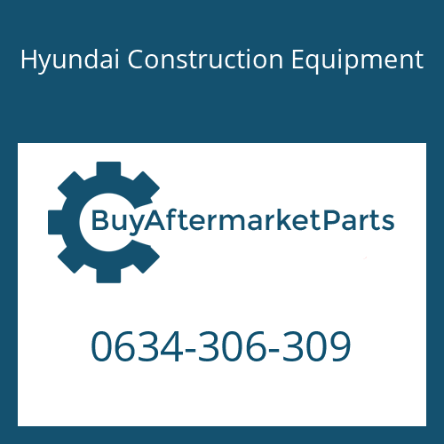 Hyundai Construction Equipment 0634-306-309 - O-RING