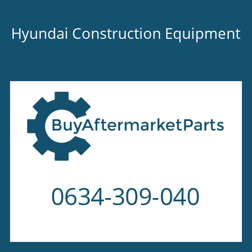 Hyundai Construction Equipment 0634-309-040 - SEAL-SHAFT