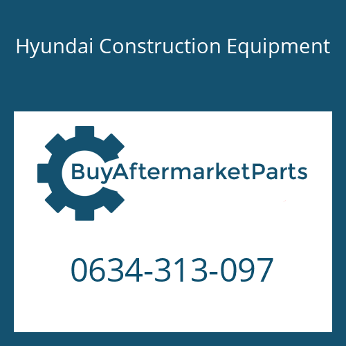 Hyundai Construction Equipment 0634-313-097 - O-RING