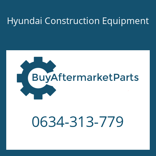 Hyundai Construction Equipment 0634-313-779 - O-RING