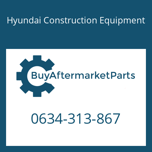 Hyundai Construction Equipment 0634-313-867 - O-RING
