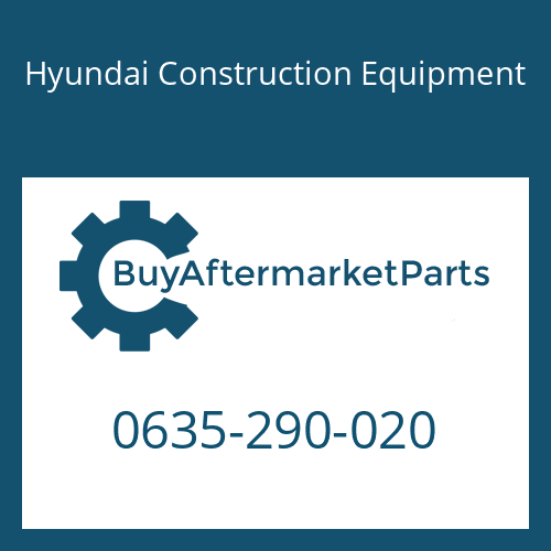 Hyundai Construction Equipment 0635-290-020 - WASHER-AXIAL
