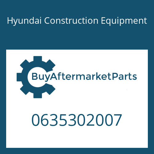 Hyundai Construction Equipment 0635302007 - CAGE-ROLLER