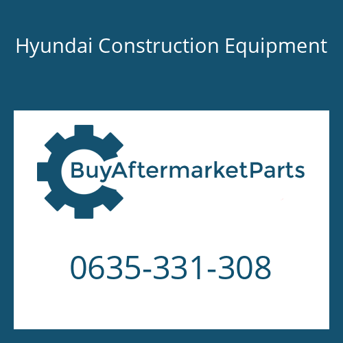 Hyundai Construction Equipment 0635-331-308 - BEARING-BALL