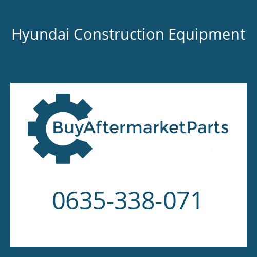 Hyundai Construction Equipment 0635-338-071 - BALL BEARING