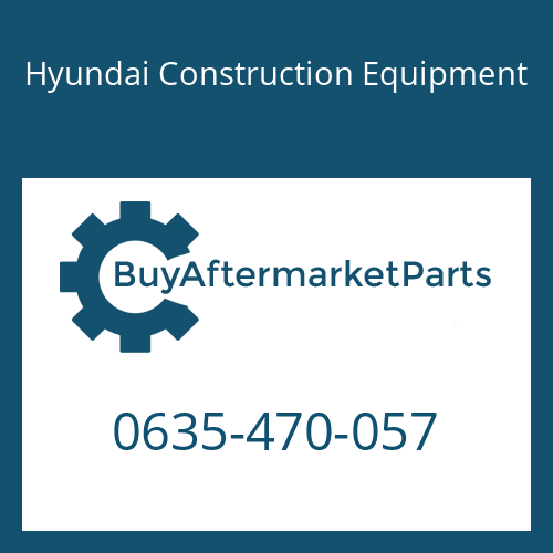 Hyundai Construction Equipment 0635-470-057 - ROTOR