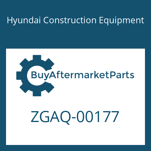 Hyundai Construction Equipment ZGAQ-00177 - NUT-CASTLE