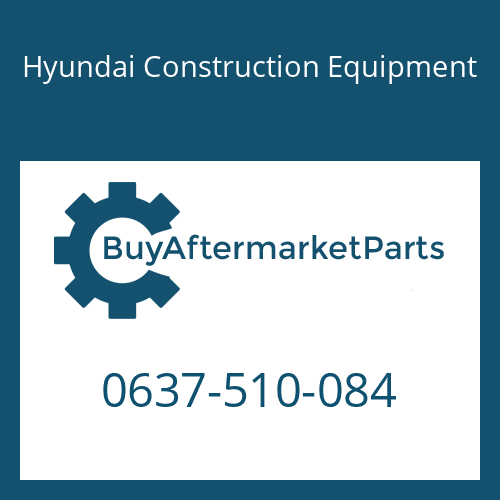 Hyundai Construction Equipment 0637-510-084 - SCREW PLUG