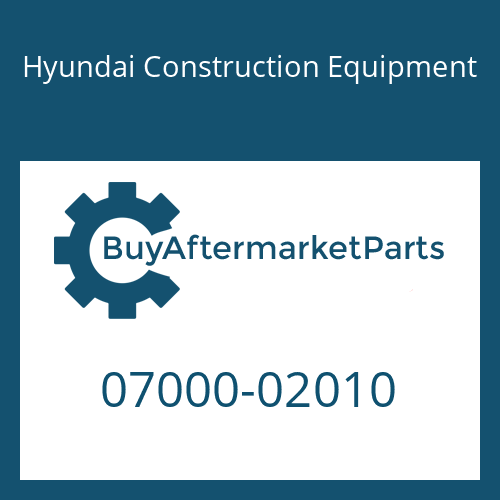 Hyundai Construction Equipment 07000-02010 - O-RING