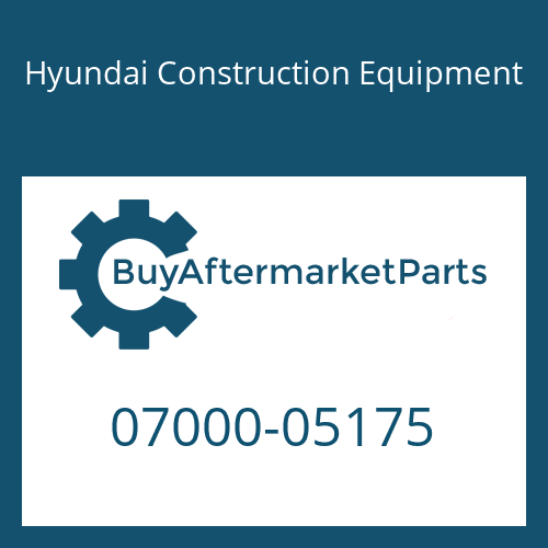 Hyundai Construction Equipment 07000-05175 - O-RING
