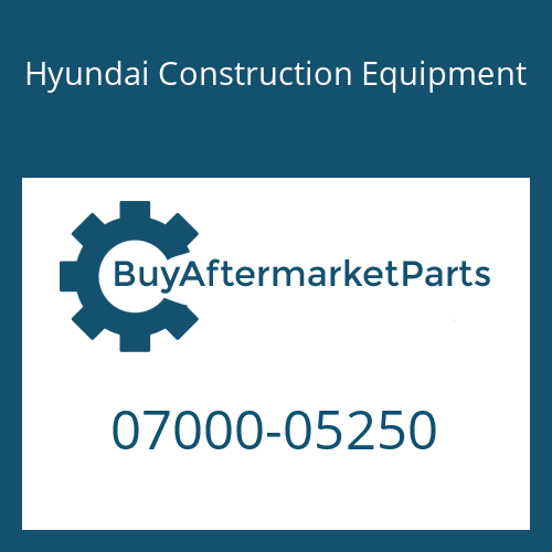 Hyundai Construction Equipment 07000-05250 - O-RING