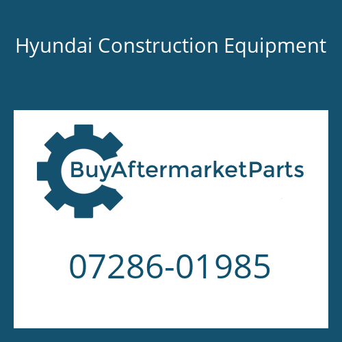 Hyundai Construction Equipment 07286-01985 - HOSE(MAKER 07286-01990)