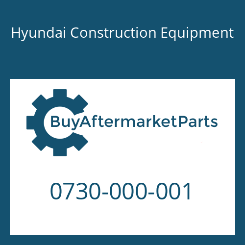 Hyundai Construction Equipment 0730-000-001 - WASHER(0.20)