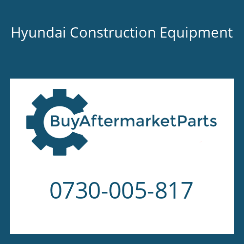 0730-005-817 Hyundai Construction Equipment SHIM(1.85)