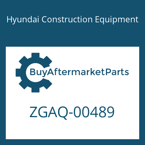 Hyundai Construction Equipment ZGAQ-00489 - WASHER