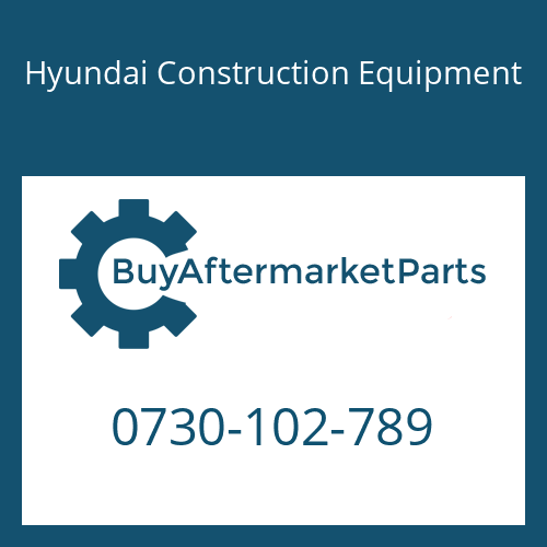 Hyundai Construction Equipment 0730-102-789 - SHIM