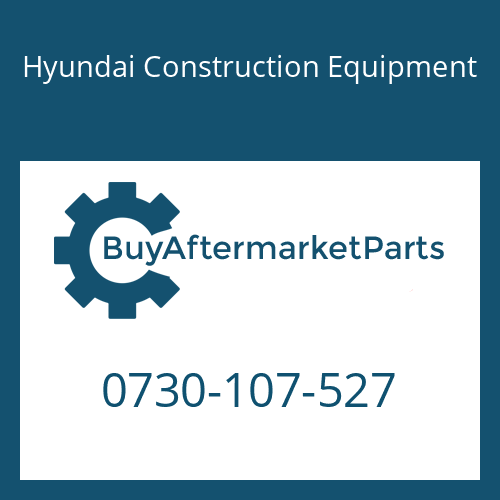 Hyundai Construction Equipment 0730-107-527 - WASHER
