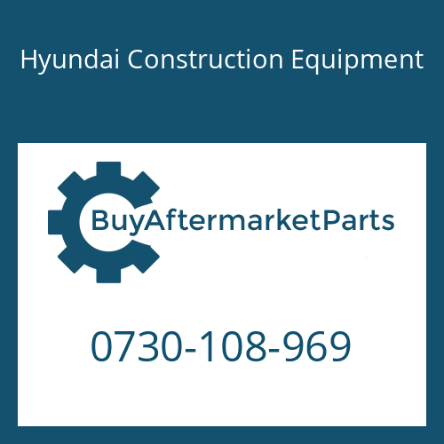 Hyundai Construction Equipment 0730-108-969 - SHIM(0.75T)
