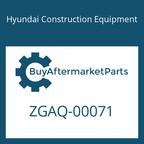 Hyundai Construction Equipment ZGAQ-00071 - SCREW-EXPANSION