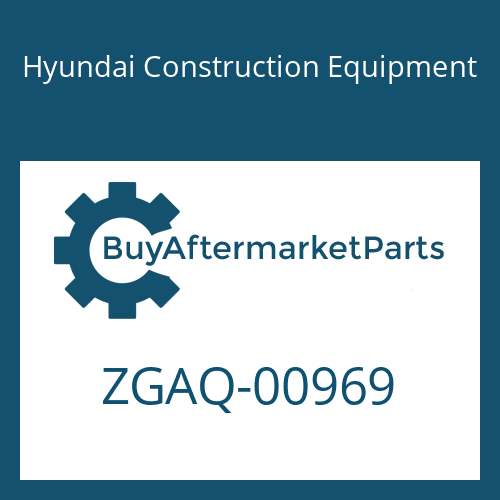 Hyundai Construction Equipment ZGAQ-00969 - SCREW-UNION