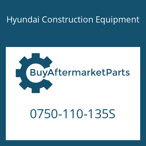 Hyundai Construction Equipment 0750-110-135S - SEAL-SHAFT