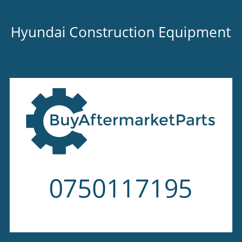 Hyundai Construction Equipment 0750117195 - BEARING-ROLLER