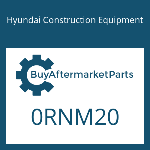 Hyundai Construction Equipment 0RNM20 - NUT