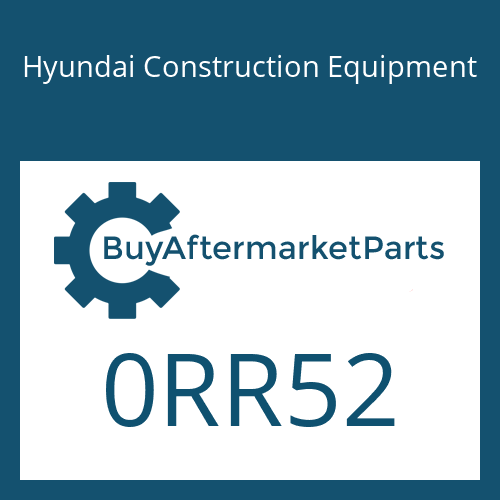 Hyundai Construction Equipment 0RR52 - RING, SNAP