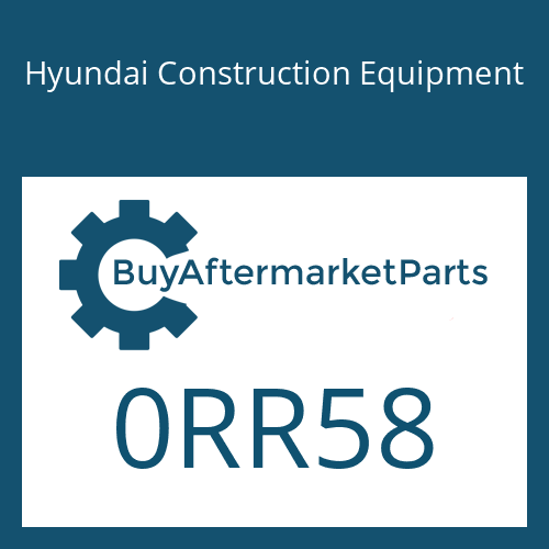Hyundai Construction Equipment 0RR58 - SNAP RING