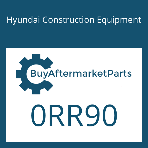 Hyundai Construction Equipment 0RR90 - RING-SNAP