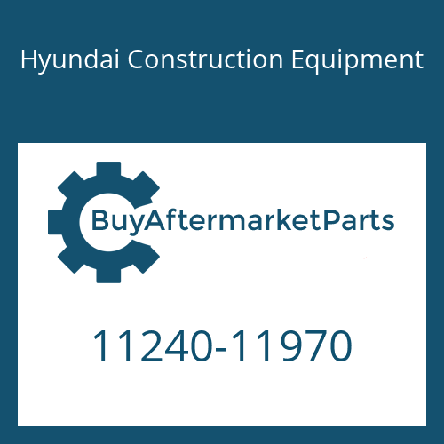 Hyundai Construction Equipment 11240-11970 - LABEL