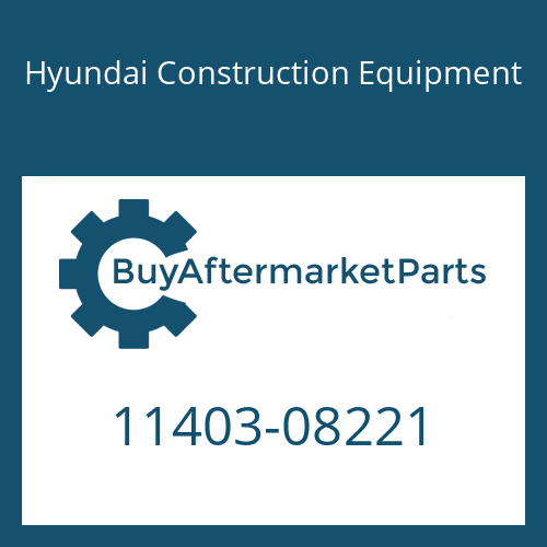 Hyundai Construction Equipment 11403-08221 - BOLT-FLANGE