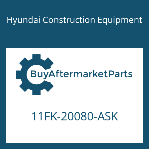 Hyundai Construction Equipment 11FK-20080-ASK - ELEMENT SET-A/CLEANER