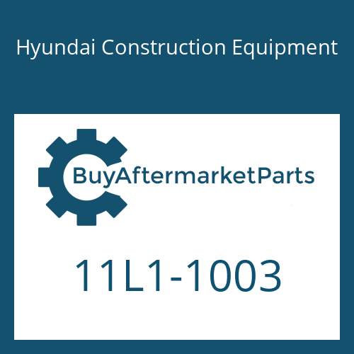 Hyundai Construction Equipment 11L1-1003 - RESILIENT