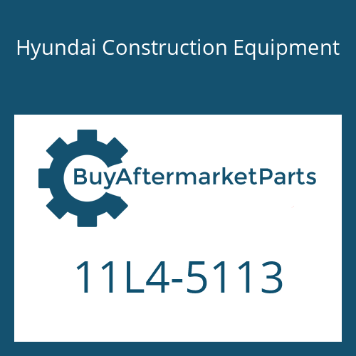 Hyundai Construction Equipment 11L4-5113 - PLATE