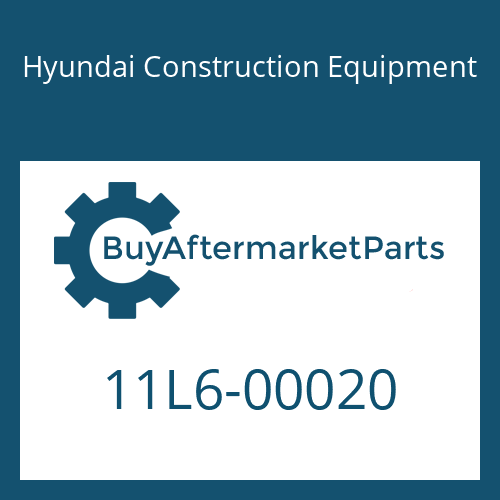 Hyundai Construction Equipment 11L6-00020 - RESILIENT